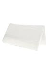 Matouk Ambrose 600 Thread Count Egyptian Cotton Sateen Flat Sheet In Bone/bone
