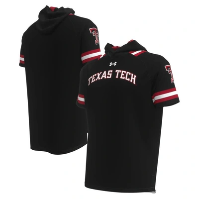 Under Armour Black Texas Tech Red Raiders Shooter Raglan Hoodie T-shirt