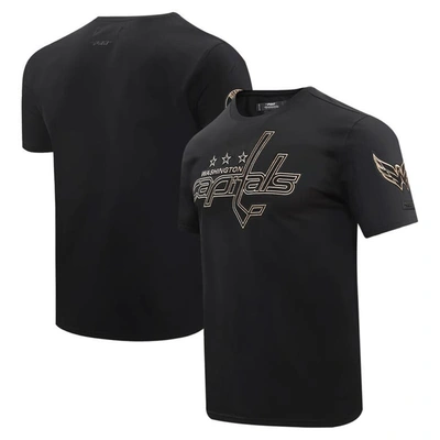 Pro Standard Black Washington Capitals Wordmark T-shirt