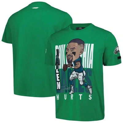 Pro Standard Jalen Hurts Kelly Green Philadelphia Eagles Avatar Remix Player Graphic T-shirt