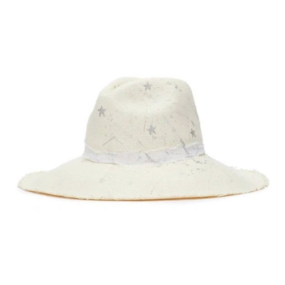 Sensi Studio Panama Hat In Star Constellation In White