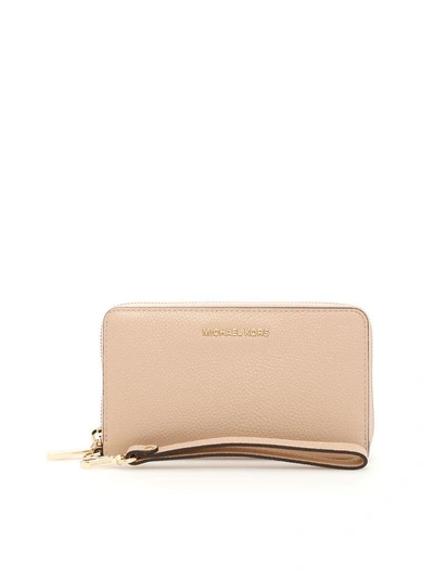 Michael Michael Kors Mercer Phone Case In Oysterbeige