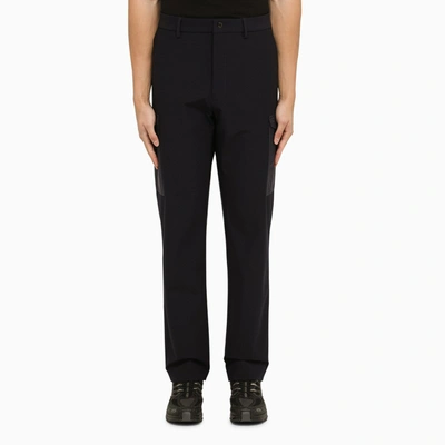 Moncler Regular Black Nylon Trousers