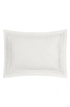 Matouk Ambrose 600 Thread Count Egyptian Cotton Sham In Bone/bone