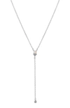 La Rocks Opal & Cz Pendant Necklace In Silver