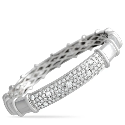 Non Branded Lb Exclusive 18k White Gold 2.02ct Diamond Bracelet Alb-17325