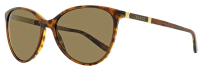 Versace Women's Cat Eye Sunglasses Ve4260 507773 Havana 58mm In Multi