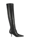 The Row Women's Bourgeoise Leather Boots In Black