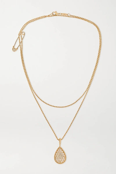 Boucheron Serpent Bohème 18-karat Gold Diamond Necklace