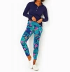 Lilly Pulitzer Corso Pant Upf 50+ In Low Tide Navy Life Of The Party Golf