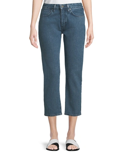 Levi's Slim Cropped Straight-leg 2-tone Jeans