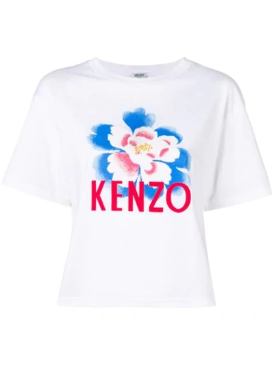 Kenzo Boxy T Shirt In White