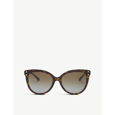 Michael Kors Mk2045 Jan Cat Eye-frame Sunglasses In Brown