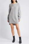 Rag & Bone Women's Pierce Rib-knit Cashmere Sweater Dress In Grey