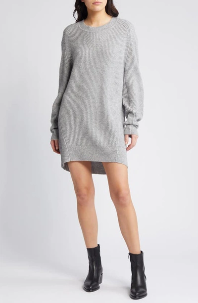 Rag & Bone Women's Pierce Rib-knit Cashmere Sweater Dress In Grey