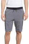 Under Armour Sportstyle Elite Cargo Shorts In Steel Full Heather / / Black