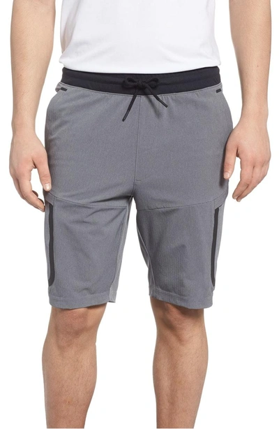 Under Armour Sportstyle Elite Cargo Shorts In Steel Full Heather / / Black