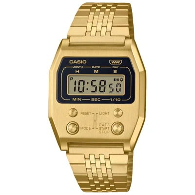Casio Men's Vintage Gold Dial Watch