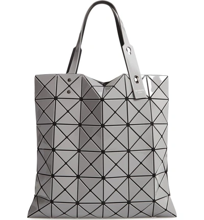 Bao Bao Issey Miyake Lucent Two-tone Tote Bag - Grey In Light Gray/ Charcoal
