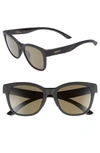 Smith Caper 53mm Chromapop™ Polarized Square Sunglasses In Matte Black