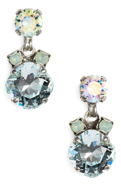Sorrelli Balsam Crystal Drop Earrings In Blue-green