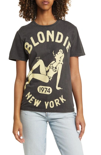 Philcos Blondie New York Graphic T-shirt In Black Pigment