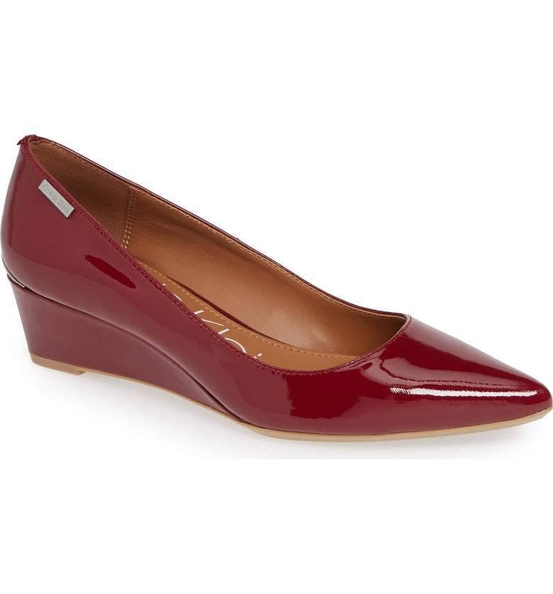 pointy wedge heels