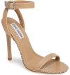 Steve Madden Piercing Studded Sandal In Natural