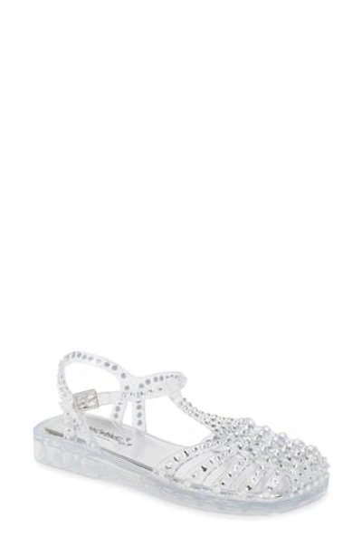 Jeffrey Campbell Jelly Sandal In Pastel Pink/ Pink