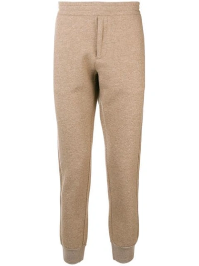 Alexander Mcqueen Tapered Track Trousers - Neutrals