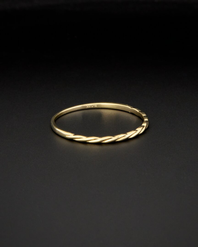 Italian Gold 14k  Twisted Wire Ring