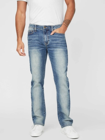Guess Factory Crescent Straight Jeans In Multi