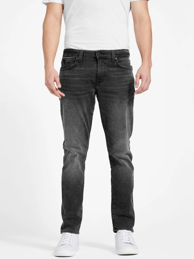 Guess Factory Eco Halsted Tapered Jeans In Black