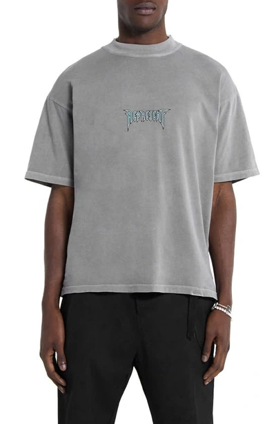 Represent Rock Logo T-shirt In Ultimate Grey