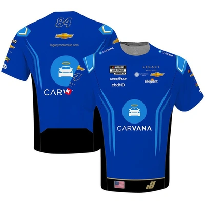 Legacy Motor Club Team Collection Blue Jimmie Johnson Carvana Sublimated Uniform T-shirt