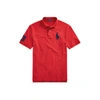 Polo Ralph Lauren Big Pony Custom Slim Fit Mesh Polo Shirt In Rl 2000 Red