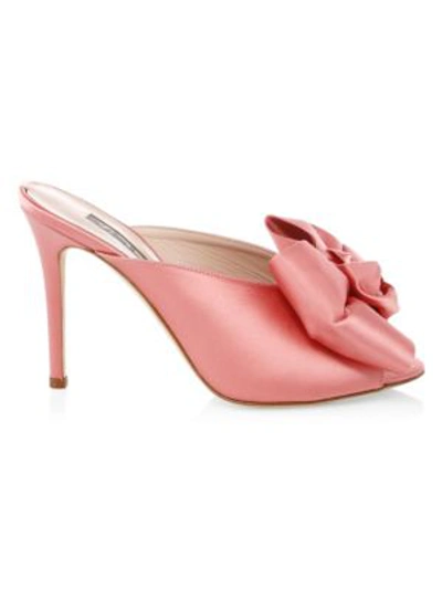 Sjp By Sarah Jessica Parker Vesper Bow Mules In Pink