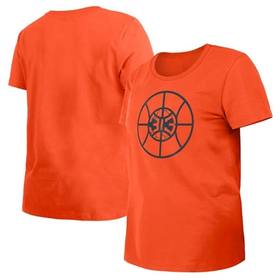 New Era Orange Detroit Pistons 2023/24 City Edition T-shirt