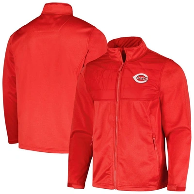 Dunbrooke Heather Red Cincinnati Reds Explorer Full-zip Jacket