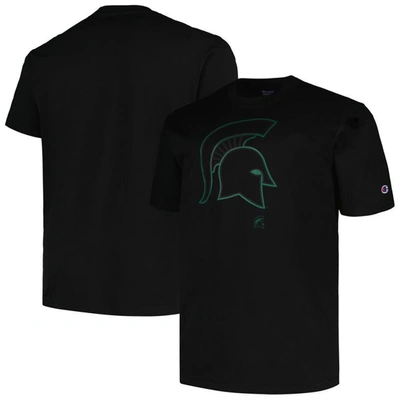 Profile Black Michigan State Spartans Big & Tall Pop T-shirt