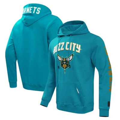 Pro Standard Men's  Teal Charlotte Hornets 2023/24 City Edition Satin Full-snap Jacket