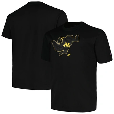 Profile Black Minnesota Golden Gophers Big & Tall Pop T-shirt