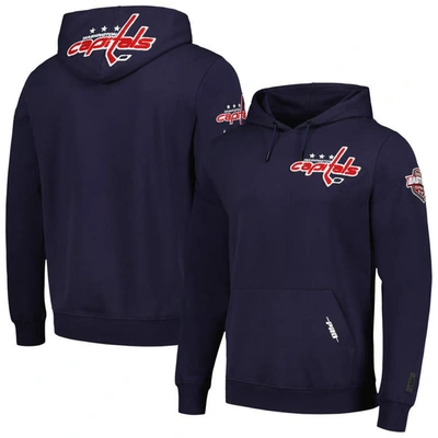 Pro Standard Navy Washington Capitals Classic Pullover Hoodie