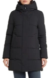 Save The Duck Bethany Water Repellent Hooded Quilted Parka In Black