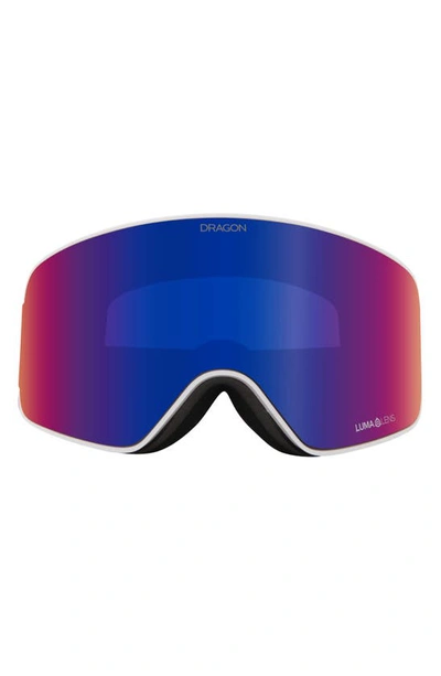 Dragon Nfx Mag Otg 61mm Snow Goggles With Bonus Lens In Gypsum Ll Solace Ir Ll Violet