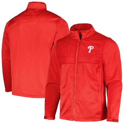 Dunbrooke Heather Red Philadelphia Phillies Explorer Full-zip Jacket