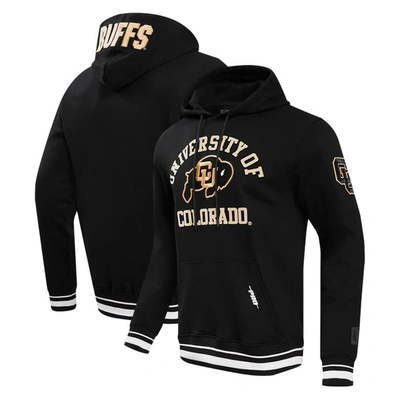 Pro Standard Black Colorado Buffaloes Classic Stacked Logo Pullover Hoodie