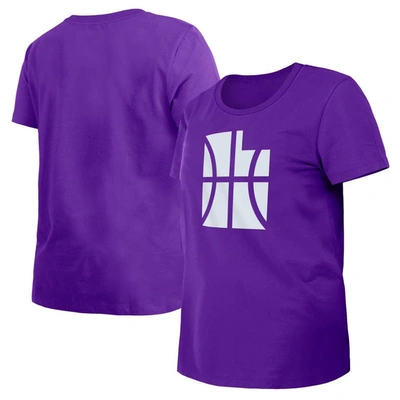 New Era Women's  Purple Utah Jazz 2023/24 City Edition T-shirt