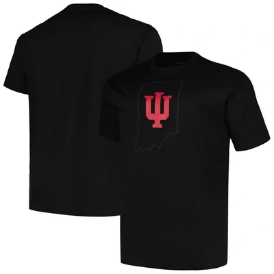 Profile Black Indiana Hoosiers Big & Tall Pop T-shirt