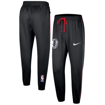 Nike Men's  Black Brooklyn Nets 2023/24 City Edition Authentic Show Time Performance Pants